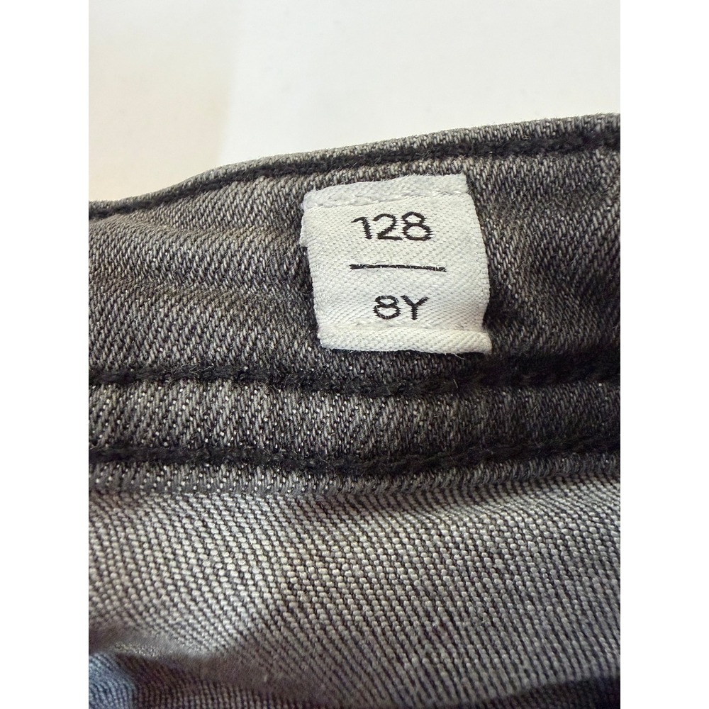 Jack & Jones Junior Slim Glenn Gray Jeans Boys Size 8Y 128 Denim Pants - Picture 4 of 5